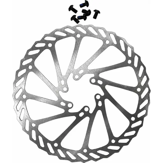 Falkx Remschijf - 180 mm - 6-bout montage - Staal - Zwart
