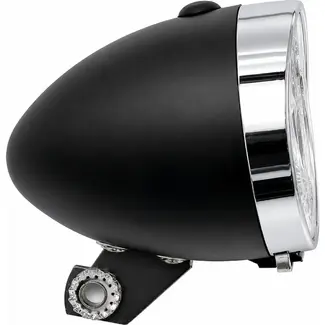 Falkx Koplamp fiets - 3 LED's - batterij - zwart - compact en duurzaam