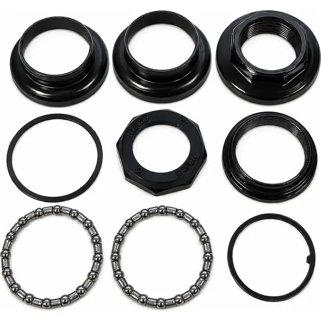 Falkx Balhoofdset 1" - Draad - Vorkconus 26,4 mm - Staal - Open kogellagers