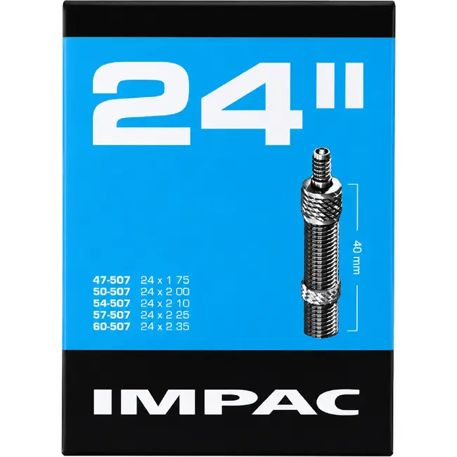 Impac Binnenband 24x1.75/2.35 - Dunlop ventiel 40mm - Duurzaam en betrouwbaar