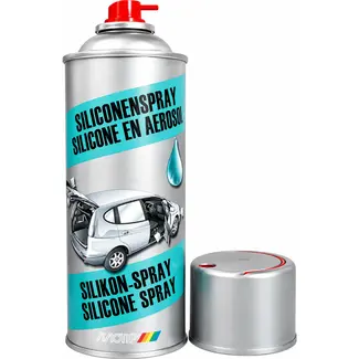 Motip Siliconenspray 400ml - Waterafstotend - Antistatisch - Kleurloos - Geluidsreductie - Bescherming tegen slijtage