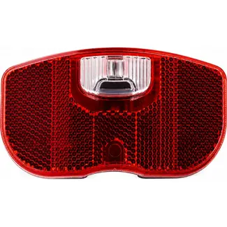 Simson Bagagedrager achterlicht - modern design - krachtige LED - spatwaterdicht - verstelbare montage 50-80 mm