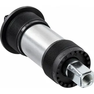 Tecora Trapas 123mm BSA - Kunststof Cup - Zwart - Lichtgewicht en Duurzaam