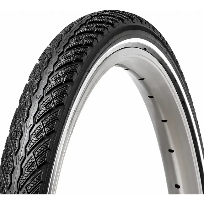 Vee Rubber Buitenband 26 x 1,75 zwart-wit - Vee Rubber met ETRTO 47-559 voor dagelijks fietsgebruik