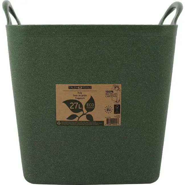 Talen Tools ECO Friendly Kuip – Groen - 27 liter – Duurzaam & flexibel