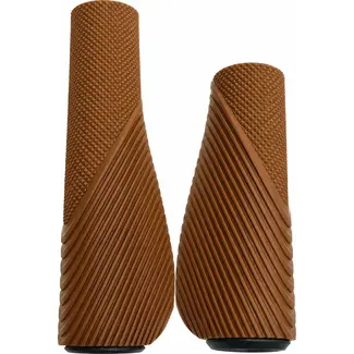 Falkx Fietshandvatten bruin - Comfortabele grip - Duurzaam materiaal - 92/135 mm