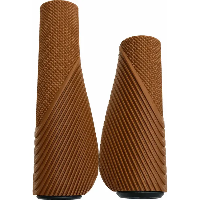 Falkx Fietshandvatten bruin - Comfortabele grip - Duurzaam materiaal - 92/135 mm