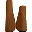 Falkx Fietshandvatten bruin - Comfortabele grip - Duurzaam materiaal - 92/135 mm