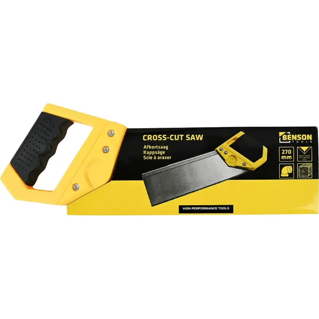 Benson Kapzaag - Extra fijne zaag - Verstevigde stalen strip - 270 mm - 11 TPI