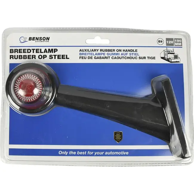 Benson Breedtelamp - Schuine Positie - 45 Graden - Rood en Wit - Buigbare Rubber Arm