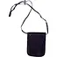 Benson Reisportemonnee - Halsportemonnee - Zwart - Compact - Verstelbare riem - 17 × 14 cm