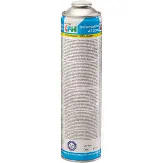 CFH Universeel persgasreservoir - 600 ml - 330 g - schroefdraad - lichtgewicht