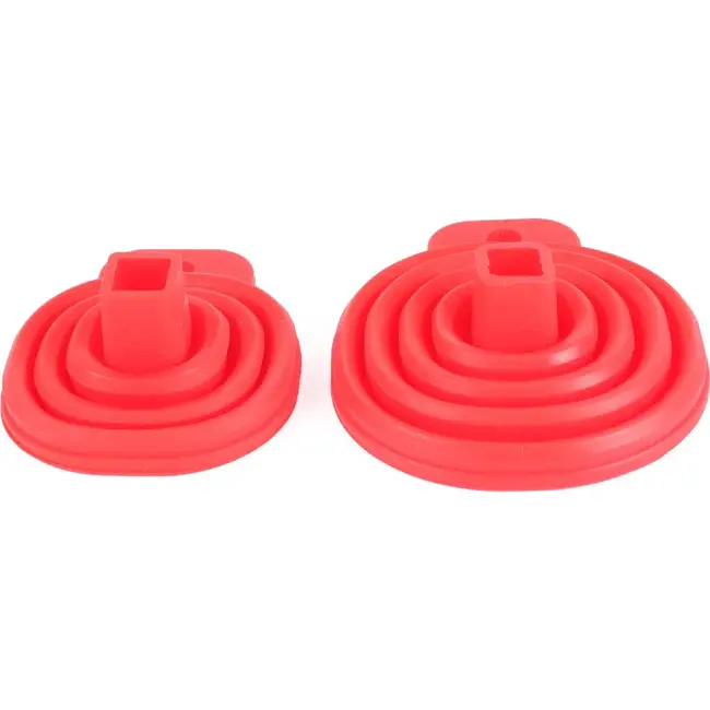 Benson Trechterset - Silicone - Rood - 2-delig - 55 & 75 mm