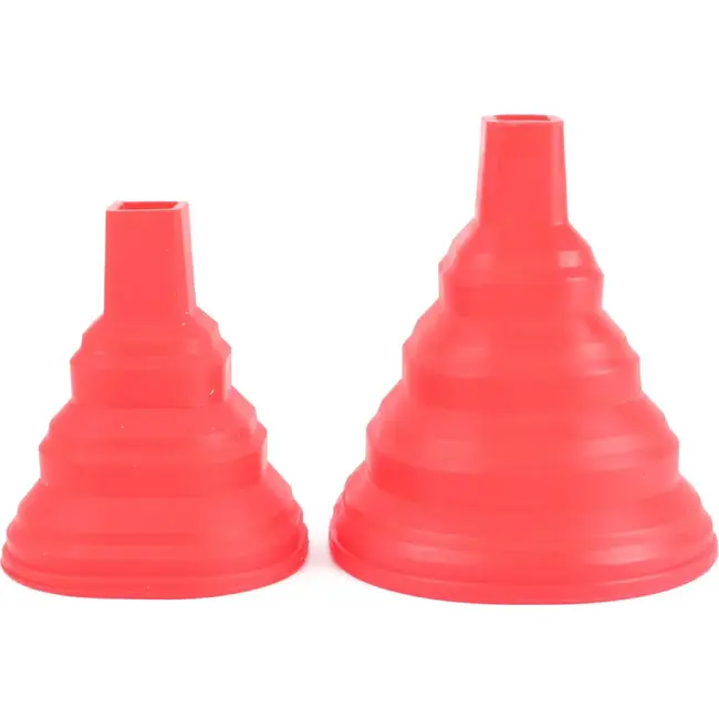 Benson Trechterset - Silicone - Rood - 2-delig - 55 & 75 mm