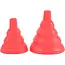 Benson Trechterset - Silicone - Rood - 2-delig - 55 & 75 mm
