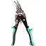 Hofftech Blikschaar - Rechtshandige knip - Gehard carbon staal - 250 mm - Easy-grip handvaten