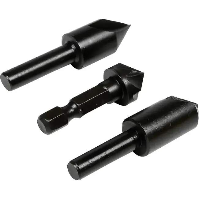 Benson Verzinkboorset - 3-delig - 12, 16, 19 mm - Voor hout en plaatmateriaal