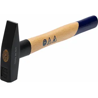 Benson Bankhamer - 100 gram - houten steel - zwart gelakte kop - 25,5 cm