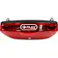Falkx Achterlicht LED - 3 Sterren - 80mm Montage - Inclusief Batterijen - Reflector Functie