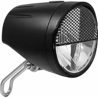 Falkx Koplamp LED met reflector - 100 lux - Aluminium - Inclusief montagebeugel en batterijen