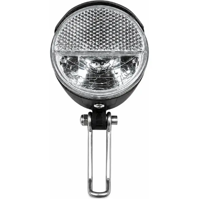 Falkx Koplamp LED met reflector - 100 lux - Aluminium - Inclusief montagebeugel en batterijen