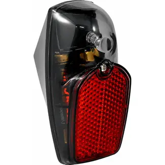Union LED achterlicht - spatwaterdicht - RVS - smoke glas - incl. batterijen