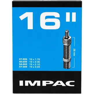 Impac Binnenband 16 inch - Dunlop ventiel - Geschikt voor 16x1.75/2.35 banden - Duurzaam en betrouwbaar