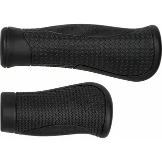 M-Wave Ergonomische fietshandvatten - 130/95 mm - Zwart - Zonder klemmen
