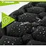Malatec Zelfopblaasbaar eenpersoons luchtmatras 190 x 60 cm met voetpomp en opberghoes voor kamperen en trekking