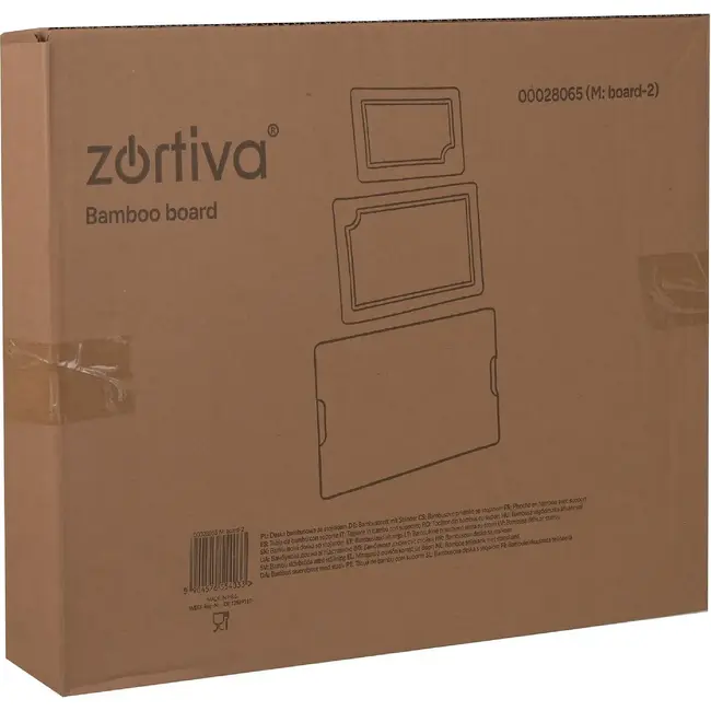 Zortiva Bamboe Snijplanken Set 3 Stuks met Ophangopening voor Keuken, Snijwerk en Presentatie van Gerechten