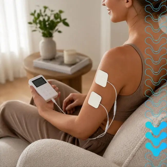 Isomedix Gel Elektroden Set 20 Stuks voor TENS en EMS Apparaten met Zelfklevende Geleidende Gellaag