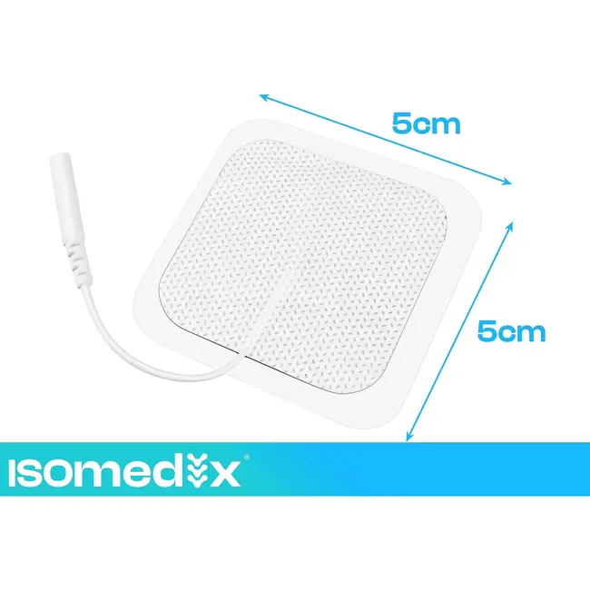 Isomedix Gel Elektroden Set 20 Stuks voor TENS en EMS Apparaten met Zelfklevende Geleidende Gellaag