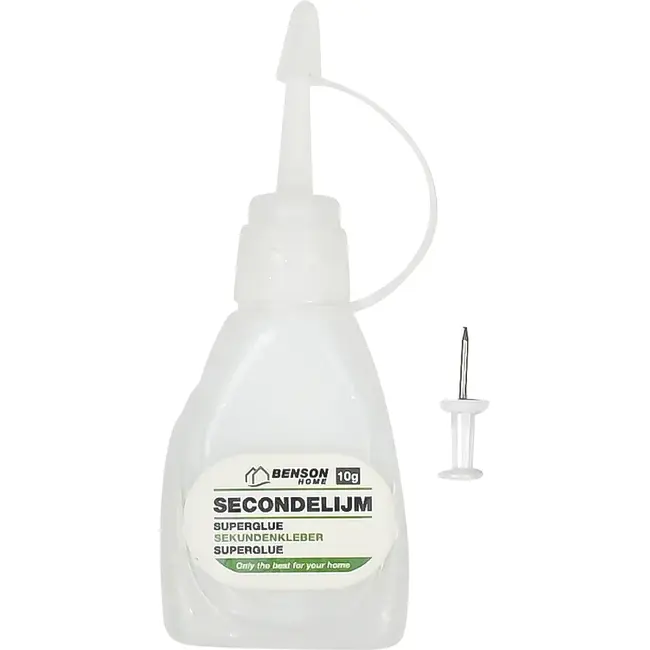 Benson Secondelijm - Oplosmiddelvrij - 10 gram - 2 stuks - Nauwkeurige dosering