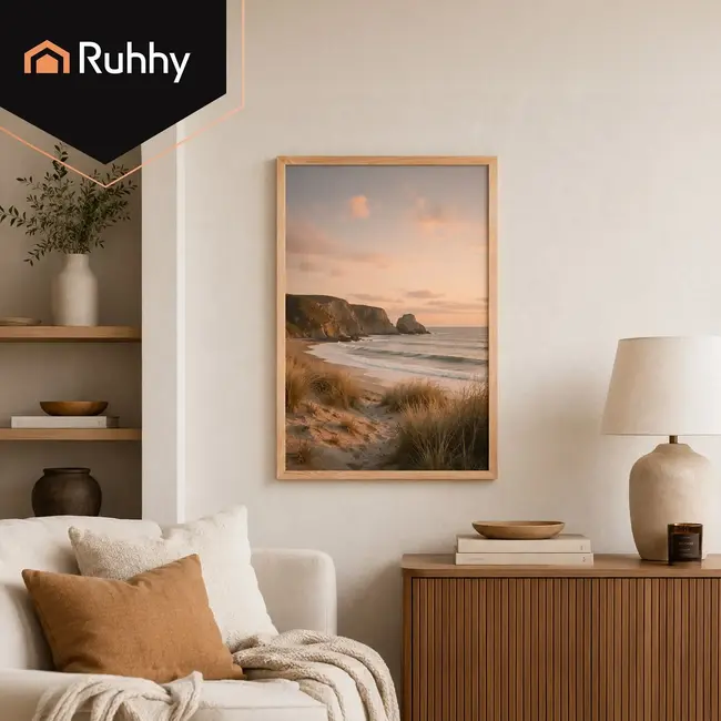 Ruhhy Grote Fotolijst 70 x 50 cm voor Foto's, Posters, Certificaten en Wanddecoratie