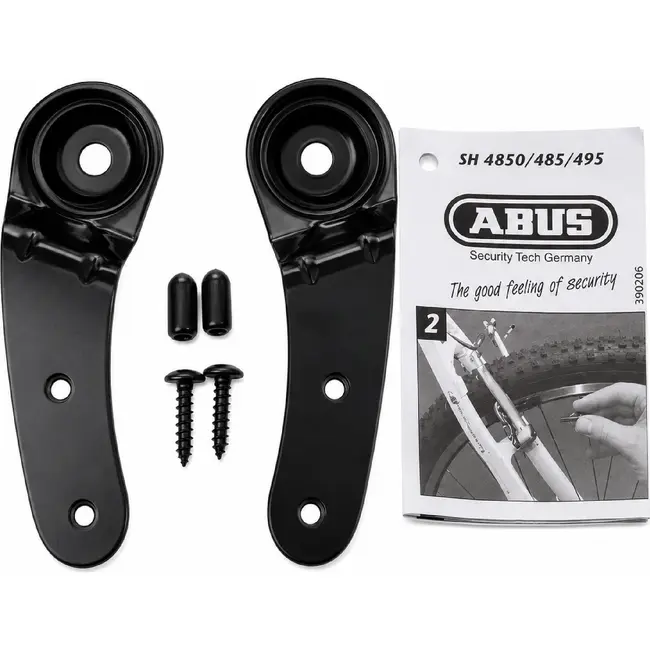 ABUS Montageset voor ringslot - Geschikt voor cantileverrem nokken - Zwart - Acryl materiaal