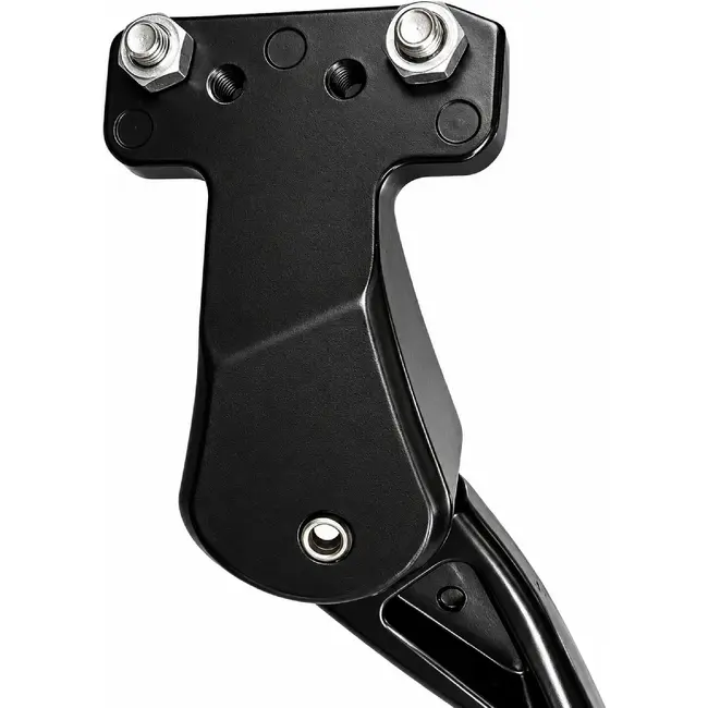 Falkx Verstelbare aluminium standaard voor e-bike - zwart - montage op achtervork 18-40 mm
