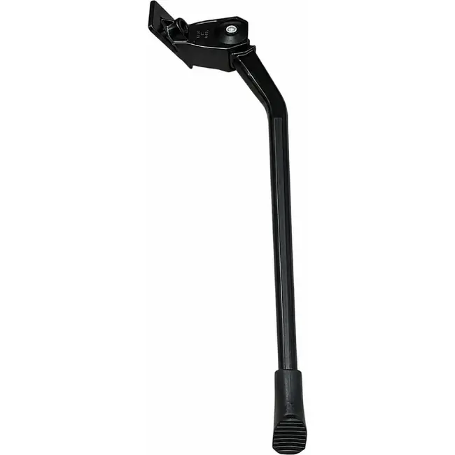 Ursus Fietsstandaard 275 mm zwart model 71 met vaste poot en brede voet voor montage op de fiets