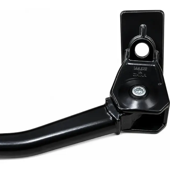 Ursus Fietsstandaard 275 mm zwart model 71 met vaste poot en brede voet voor montage op de fiets