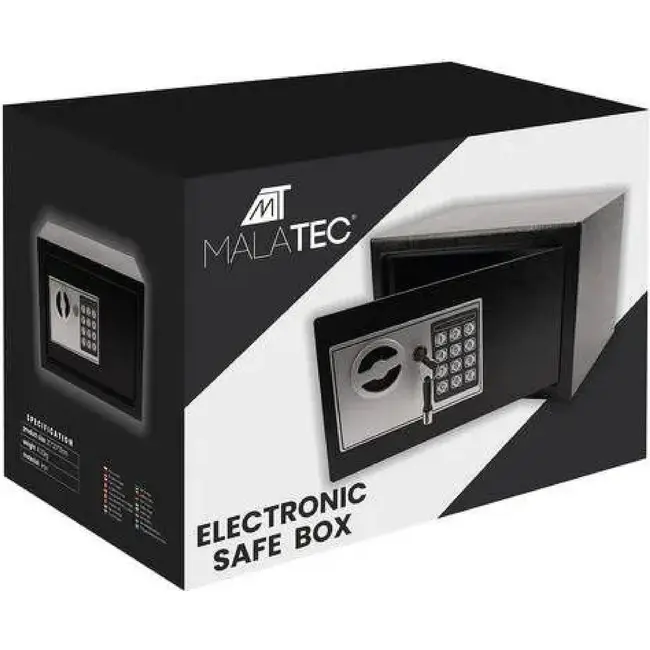 Malatec Elektronische Kluis met Sleutel - Veiligheid en Betrouwbaarheid voor Uw Waardevolle Spullen