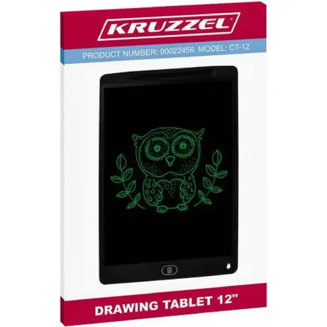 Kruzzel 12" Tekentablet: Creatief Tekenen voor Alle Leeftijden