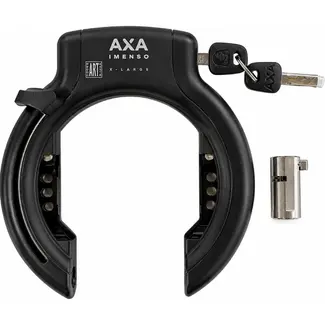 AXA Imenso X-Large accuslot ART2 zwart extra breed ringslot voor Bosch BES3 e-bikes