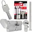 Tvardy Knopcilinder 35/45G mm met 3 sleutels en bevestigingsschroef voor deuren