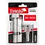 Tvardy Knopcilinder 30/50G mm met 3 sleutels en bevestigingsschroef voor deuren