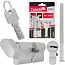 Tvardy Knopcilinder 30/30G mm met 3 sleutels en bevestigingsschroef voor deuren