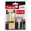 Tvardy Cilinderslot met draaiknop 35/45G mm messingkleur voor deuren