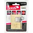 Tvardy Messing discusslot 70 mm met afgeschermde geharde sluitpen en 3 sleutels