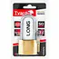Tvardy Messing hangslot 50 mm met lange beugel en 3 sleutels voor poorten en lockers
