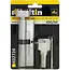 Keltin Knopcilinder 45G/50 mm nikkelkleur met draaiknop, 3 sleutels en bevestigingsschroef