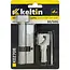 Keltin Knopcilinder 30/50G mm nikkelkleur met draaiknop, 3 sleutels en montageschroef