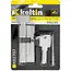 Keltin Knopcilinder 30G/45 mm nikkelkleur met draaiknop, 3 sleutels en montageschroef